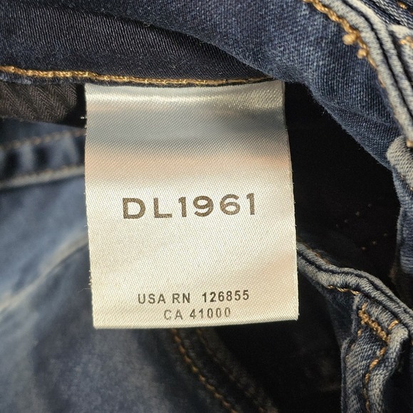 DL1961 Jeans Mens 28x34 Blue Russell Slim Straight Stretch Performance Denim - Picture 7 of 11